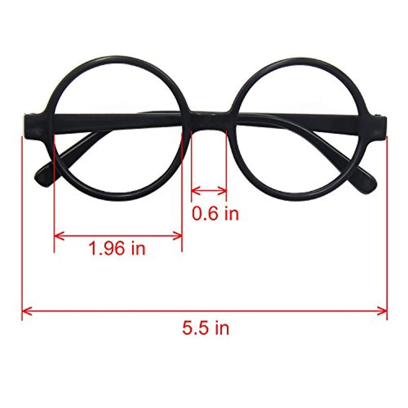 Striped Tie with Novelty Glasses Frame for Cosplay Costumes Accessories for Halloween and Christmas