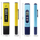 KETOTEK Water Quality Test Meter, Ph Meter Tds Meter 2 in 1 Kit with 0-14.00PH and 0-9990 ppm Measure Range for Hydroponics, Aquariums, Drinking Water, Ro System, Pool and fishpond