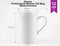 Amuse- Professional Barista Tall Mug for Coffee, Tea or Latte- Set of 6-12 oz.