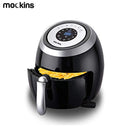 Mockins Professional Extra Large 4 Liter Air Fryer with an Advanced LCD Touch Screen with 7 Built-in Cooking Presets & Rapid Air Circulation Technology Includes a Free Recipe Book