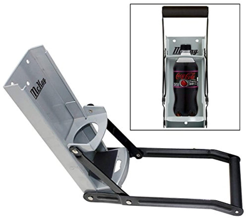 McKay 16 oz Metal Can Crusher / Smasher, Crushes Soda Cans, Beer Cans and Bottles - (Grey)