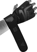 RDX Boxing Hand Wraps Inner Gloves for Punching - Neoprene Padded Fist Protector Under Mitts with Long Wrist Support - Great for Multi-Purpose Training MMA, Muay Thai, Martial Arts & Kickboxing