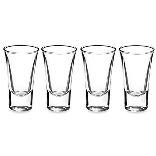 Gmark 2-Ounce Heavy Base Shot Glass Set, Whiskey Shot Glass 12-Pack GM2026