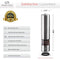 Electric Salt and Pepper Grinder Set - Battery Operated Stainless Steel Mill with Light (Pack of 2 Mills) - Electronic Adjustable Shakers - Ceramic Grinders - Automatic One Handed Operation