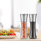 TGY Salt and Pepper Grinder Set Tall Salt and Pepper Shakers Pepper Mill Salt MilSet of 2l Stainless Steel Adjustable