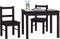 Ameriwood Home Hazel Kid's Table and Chairs Set, Espresso