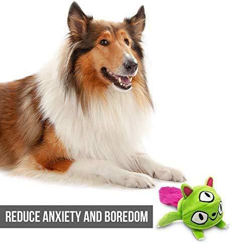 Hyper Pet Doggie Tail Interactive Plush Dog Toys(Wiggles, Vibrates, and Barks – Dog Toys for Boredom and Stimulating Play,Color Varies)