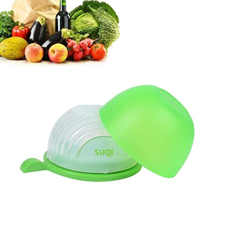 New Salad Cutter Bowl Vegetable Chopper Salad Maker Cutter for Lettuce Fruits Vegetables for Salad in 60 Seconds Healthy Food Maker