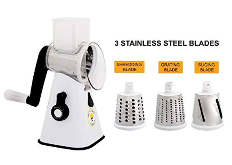 Premium nut chopper veggie slicer cheese shredder Vegetable Slicer Rotary Cheese Grater vegetable slicer nut grinder Rotary Mandoline Vegetable Shredder Rotary Grater Cabbage Shredder Veggie cutter