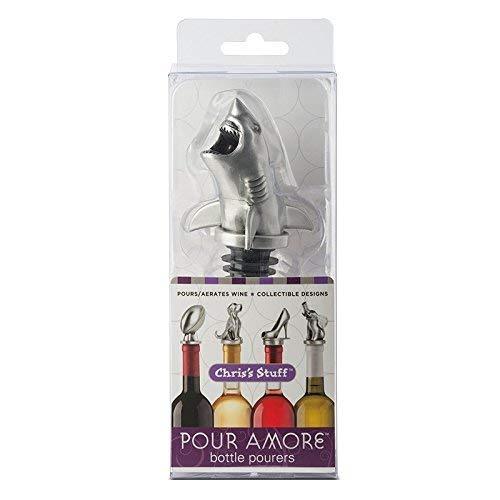 TenTen Labs Wine Aerator Pourer (2-pack) - Decanter Premium Aerating Spout - Gift Box IncludedStainless Steel Zombie Wine Aerator Pourer - Deluxe Decanter Spout for Robust Red and White Wine - Pour Amore Bottle Pourer/Stopper & Air Diffuser