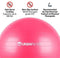 URBNFit Exercise Ball (Multiple Sizes) for Fitness, Stability, Balance & Yoga - Workout Guide & Quick Pump Included - Anti Burst Professional Quality Design