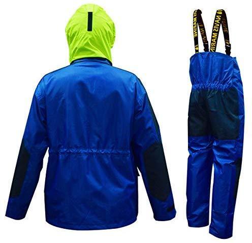 Navis Marine Coastal Sailing Jacket with Bib Pants Fishing Rain Suit Foul Weather Gear