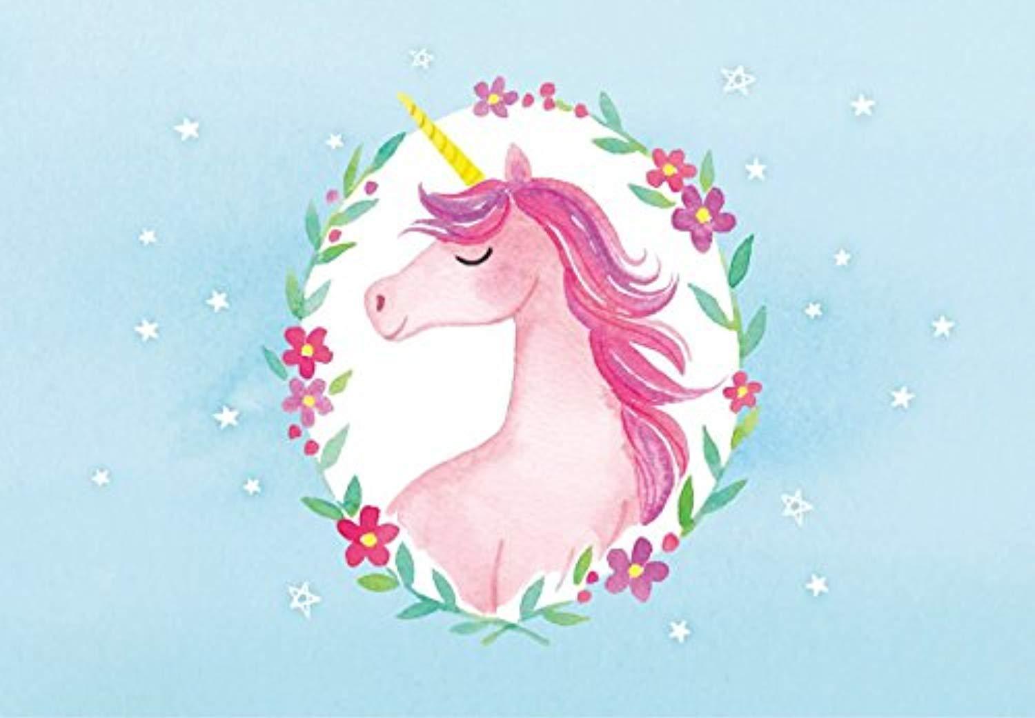 JewelKeeper Girl's Musical Jewelry Storage Box Pullout Drawer, Rainbow Unicorn Design, The Unicorn Tune