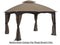 APEX GARDEN Replacement Canopy Top for Allen + roth 10-ft x 12-ft Gazebo