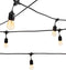 Deneve Outdoor String Lights (48 ft.) Kit with Vintage Edison Bulbs, Ideal as Outdoor Lights, Patio Lights, Outdoor Lighting, Porch Lights, Garden Lights, Edison Bulb String Lights