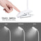 Led Clip Reading Light, Raniaco Daylight 12 Leds Reading Lamp-3 Brightness,USB Rechargeable, Touch Switch Bedside Book Light with Good Eye Protection Brightness
