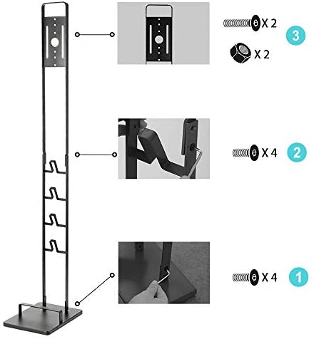 FOHO Vacuum Stand for Dyson V11 V10 V8 V7 V6,Stable Metal Storage Bracket Stand Holder for Dyson Handheld DC30 DC31 DC34 DC35 DC58 DC59 DC62 Cordless Vacuum Cleaners & Accessories & Attachments