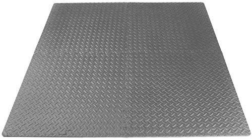 ProsourceFit Puzzle Exercise Mat, EVA Foam Interlocking Tiles, Protective Flooring for Gym Equipment and Cushion for Workouts