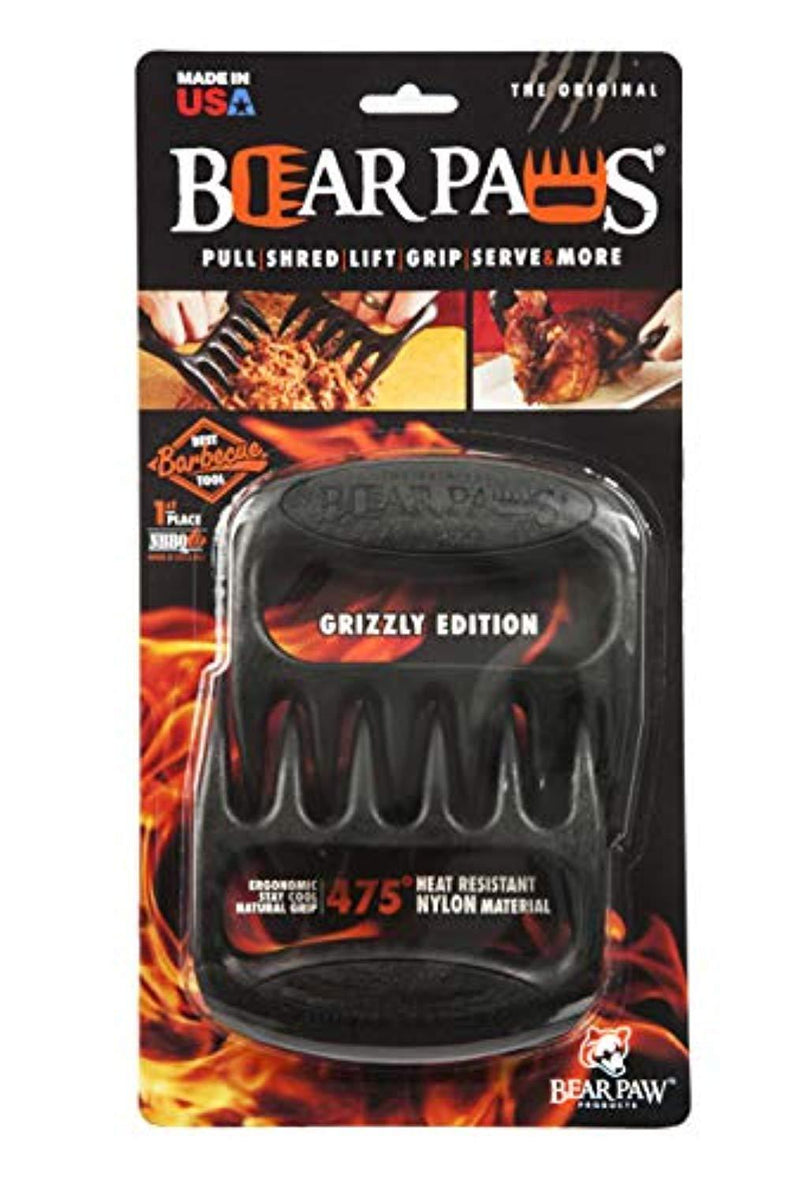 The Original Bear Paws Shredder Claws - Easily Lift, Handle, Shred, and Cut Meats - Essential for BBQ Pros - Ultra-Sharp Blades and Heat Resistant Nylon by Bear Paw Products