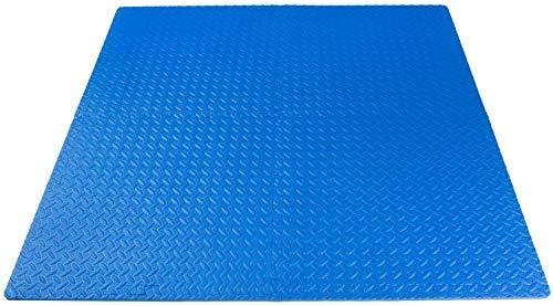 ProsourceFit Puzzle Exercise Mat, EVA Foam Interlocking Tiles, Protective Flooring for Gym Equipment and Cushion for Workouts