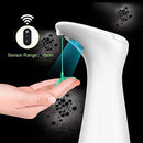 AUKUYE Hands Free Soap Dispenser Case for Bathroom and Kitchen (White)