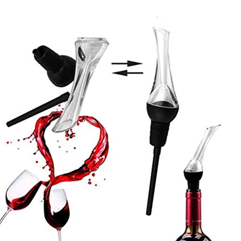 Wine Aerator Pourer Woodpecker Pourer Fast Wine Decanter for Red Wine Home Party Bar