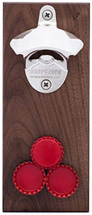 DropCatch Magnetic Bottle Opener & Cap Catcher, Porter, 70 Caps