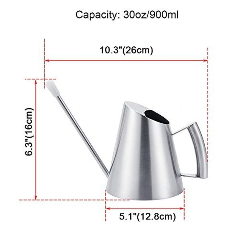 Stainless Steel Watering Can Pot,900ML