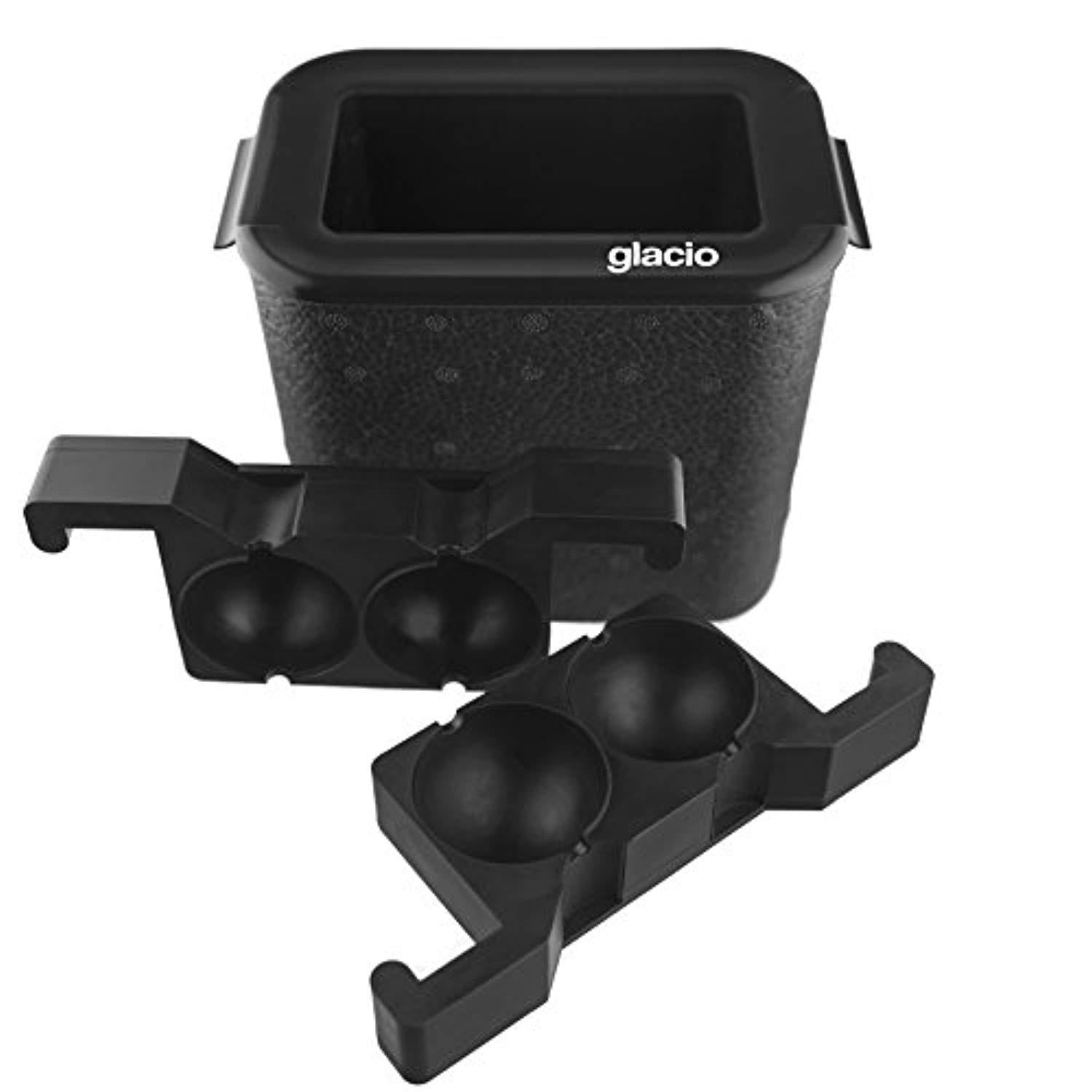 glacio Clear Sphere Duo | Crystal Clear Ice Ball Maker