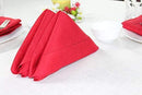 Cotton Craft 100% Linen Christmas Red Table Cloth -Size 60x120 Red Hand Crafted and Hand Stitched Table Cloth with Hemstitch detailing.