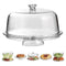 Jumbl Multifunction Cake-and-Dessert Serving Stand Bowl with Dome Lid