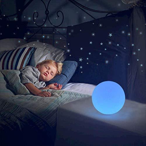 LED Light Ball LOFTEK: 16-inch RGB Colors Light Sphere with Remote Control, Cordless Floating Pool Lights, IP68 Waterproof and Rechargeable Battery, Sensory Toys for Kids, Home, Garden, Party Decor