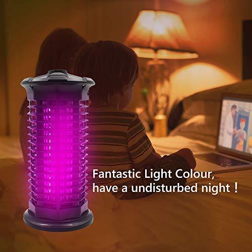 Dickinda Bug Zapper [Updated] Mosquito Killer Insect Trap Pest Control Light with Switch Button Electronic UV Lamp for Indoor Outdoor Bedroom, Kitchen, Office, Home