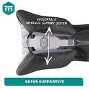 trtl Pillow Plus, Travel Pillow - Fully Adjustable Neck Pillow for Airplane Travel, Car, Bus and Rail. (Charcoal) Includes Water Proof Carry Bag and Setup Guide. Trtl Travel Accessories