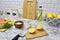 Bamboo Cutting Board 3 Piece Set, Made From Premium 100% Organic And Safe Antibacterial Wood, Newest Non-Stick Design, FDA Approved And BPA Free Kitchen Chopper Reversible Stand. Kitchen Basix