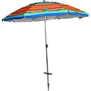 Tommy Bahama Sand Anchor 7 feet Beach Umbrella With Tilt and Telescoping Pole- Red