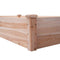 Giantex Raised Garden Bed Kit Elevated Planter Box for Vegetables Fruits Herb Grow, Heavy Duty Natural Cedar Wood Frame Gardening Planting Bed for Deck, Patio or Yard Gardenin, 49"X23"X30.0"(LXWXH)