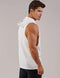 Daupanzees Mens Workout Hooded Tank Tops Sleeveless Gym Hoodies with Kanga Pocket Cool and Muscle Cut