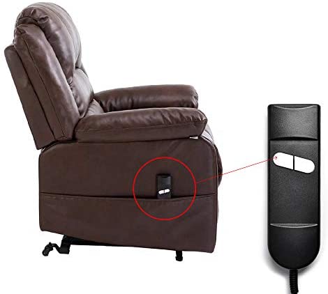 CUGLB Two Button 5 Pin Lift Chair or Power Recliner Hand Control, Recliner Replacement Parts for Okin Limoss Lazboy Pride Catnapper etc.