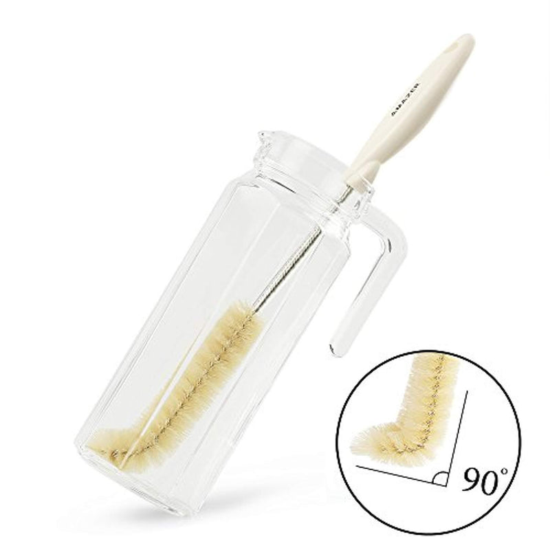 Swig Savvy  Bottle Cleaning Brush with Long Comfort Grip Angled Tip Design Easy to Clean Corner for Swell Bottle Water Bottle Sports Bottle