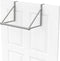 Simple Houseware Over The Door Closet Rod Hanger, Sliver