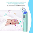 Electric Baby Nasal Aspirator – Battery Operated Nose Cleaner and Snot Sucker – Adjustable Settings and Reusable Tips with LCD Screen by Watolt