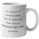 Funny Coffee Mug by Find Funny Gift Ideas | Unique Novelty Coffee Mugs for Men | Funny Coffee Mugs for Women | Have A Nice Day Middle Finger Coffee Mug | Great Coffee Gift