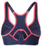 SYROKAN Women's Full Support High Impact Racerback Lightly Lined Underwire Sports Bra