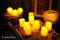 Flameless Flickering Votive Tea Lights Candles Bulk Battery Operated Set of 24 Fake Candles/Flickering Tealights LED Candle for Garden Wedding,Party, Christmas Decorations etc (Batteries Included)