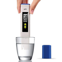 HYD-Parts Digital PH Meter, 0.01 Resolution Pocket Size Water Quality Tester with ATC 0-14 pH Measurement Range for Household Drinking Water, Aquarium, Swimming Pools, Hydroponics
