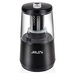 JARLINK Electric Pencil Sharpener, Heavy-duty Helical Blade to Fast Sharpen, Auto Stop for No.2/Colored Pencils(6-8mm), USB/Battery Operated in School Classroom/Office/Home(USB/AC Adapter Included)