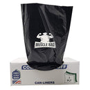 Muscle Bag - 55 Gallon 1.5Mil Trash Bags, Individually Folded, 50 per case, Perforated Top for Easy Dispensing, Coex Plastic, 55gal Garbage Bags