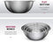 Premium Stainless Steel Mixing Bowls (Set of 6) Stainless Steel Mixing Bowl Set - Easy To Clean, Nesting Bowls for Space Saving Storage, Great for Cooking, Baking, Prepping by Veracity & Verve