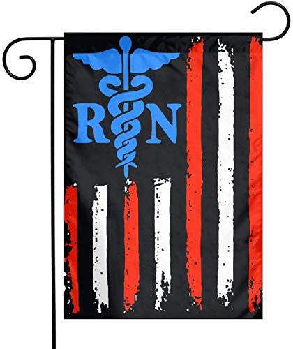HOME DEPUTY Thin Blue Line Deputy Sheriff Garden Flag House Banner for Party Yard Home Outdoor Decor